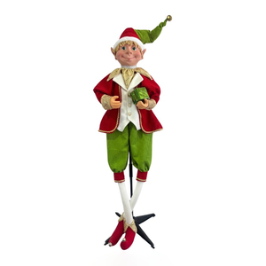 面白いエルフ蹴る休日の装飾卸売クリスマスの装飾音と動きで人気のクリスマスアニマトロニクス - Product Image 4