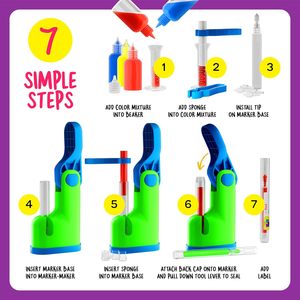 Kit de fabrication de marqueurs <span class=keywords><strong>pour</strong></span> enfants-Arts et artisanat <span class=keywords><strong>pour</strong></span> enfants de 6 à 12 ans-Artisanat <span class=keywords><strong>pour</strong></span> filles de 8 à 12 ans-Cadeau d'<span class=keywords><strong>anniversaire</strong></span> <span class=keywords><strong>pour</strong></span> fille - Product Image 5
