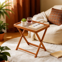 Table basse pliable moderne en acrylique durable pour salon et hôtel, mobilier de maison décoratif de luxe