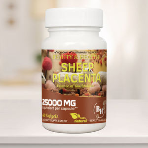 Toptan koyun plasenta Softgels kapsül OEM/ODM takviye beslenme gelişen anemi düzenleyen endokrin cilt güzellik - Product Image 5