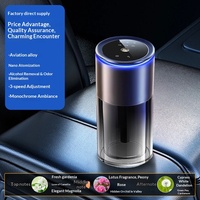 Diffuseur d'aromathérapie automobile best-seller avec lumière ciel étoilé tricolore à IA, alimentation USB, évaporation naturelle, élimination des odeurs intérieures
