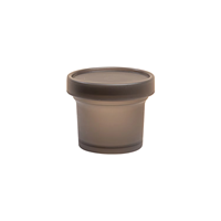 Bouteille à large ouverture de 200 ml en plastique PP pour crème semi-permanente pour cheveux, pot pour cire à cheveux, pommade, cires