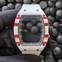 7201 Luxus-Automatikuhr mit Flyback-Funktion, Skelett-Zifferblatt, Chronograph, Kautschukarmband, Keramik, Lifestyle, Alltagsuhr für Herren