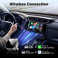 Adaptateur sans fil universel compatible CarPlay WiFi 6 Bluetooth 5.4 pour connexion smartphone à écran automobile