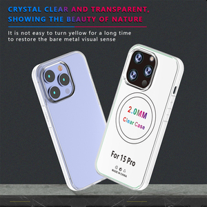 เคสโทรศัพท์มือถือ PINJUN 2MM กันกระแทก แบบด้าน โปร่งแสง รุ่น Prism Clear TPU สำหรับ 16 <span class=keywords><strong>Pro</strong></span> <span class=keywords><strong>Max</strong></span> ดีไซน์เรียบง่าย ทันส<span class=keywords><strong>ม</strong></span>ัย - Product Image 5