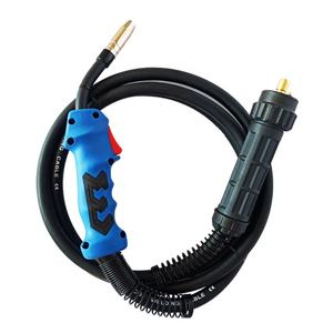 Torche de soudage <span class=keywords><strong>MB15AK</strong></span> Mig Mag avec connecteur Mi, torche BINZEL, raccord Euro, pistolet à gaz CO2, col de cygne flexible <span class=keywords><strong>MB15AK</strong></span> - Product Image 2