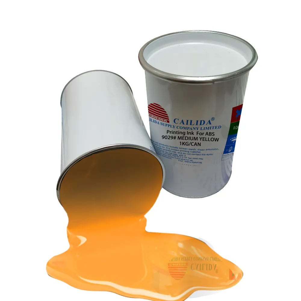 Abs Serie Afdrukken Olie Gebaseerde Acryl Inkt Pc Plastic Zelf Drogen Inkt Voor Zeefdruk