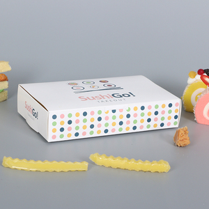 Thực phẩm khay Take-Away hộp giấy cho chất lượng Sushi dùng một lần Takeaway Sushi <span class=keywords><strong>Bento</strong></span> Hộp bao bì - Product Image 3