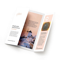 Brochures et dépliants promotionnels personnalisés, format entreprise, impression offset couleur CMYK, carton, reliure parfaite
