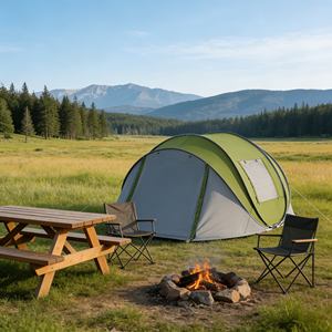 Carpa Túnel Impermeable con Logotipo Personalizado a Precio <span class=keywords><strong>de</strong></span> Fábrica para Acampar al Aire Libre en 4 Estaciones - Product Image 1