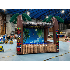 Bar Tiki gonflable tropical, hutte gonflable de qualité commerciale pour les fêtes en plein air, les événements sur la plage, les célébrations de mariage - Product Image 1