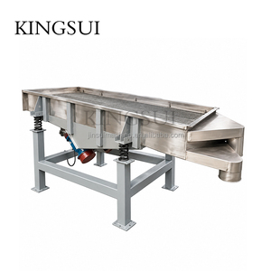 Tamis vibrant linéaire personnalisé en usine pour poudres et granulés, machine de calibrage vibrante - Product Image 1