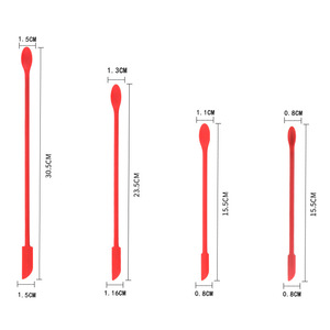 Tận Dụng Tối Đa Lớp Trang Điểm Lọ Nhỏ Làm Đẹp Thực Phẩm Có Thể Tái Sử Dụng Nhỏ Cho Mỹ Phẩm Thìa Trộn Silicon <span class=keywords><strong>Mini</strong></span> - Product Image 6