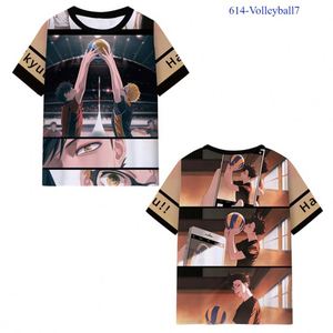 8 Diseños de Camisetas de Anime Haikyuu Hinata Shoyo Tobio Kageyama en Material de Seda de Leche para Mujer, Hombre y Niños - Product Image 4