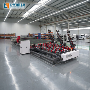 เครื่องตัดกระจก CNC ลดราคาพิเศษ พร้อม PLC และมอเตอร์ ระบบตัดกระจกอัตโนมัติ ความปลอดภัยสูง สายการผลิตตัดกระจก 380V/220V - Product Image 1