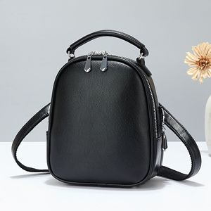 <b>Black</b> 2026 New Style Waterproof Laptop <b>Backpack</b> Stylish Pu School Bag Polyester Lining <b>Men</b> Women Casual Multifunctional - Product Image 1