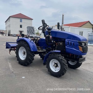 Mini Tractor de Ruedas de 25 CV, Monocilíndrico, Transmisión de 6+1 Velocidades, Uso Agrícola, Azul - Product Image 3