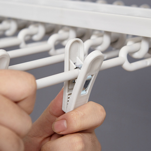 <strong>Multi</strong> Layer <strong>Folding</strong> Clothes Dress <strong>Hanger</strong> Non Slip Plastic Clip Magic <strong>Hangers</strong> for Pants - Product Image 5