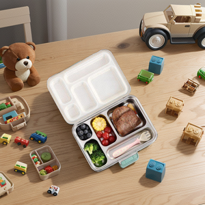 保温性抜群！漏れ防止！加熱可能！日本風ステンレス製304ボウル！学生・ピクニック・携帯弁当箱に最適！ - Product Image 6