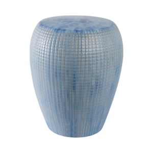 Sgabello da Giardino Decorativo con Motivo a Griglia, Arredo per Interni ed Esterni - Product Image 4