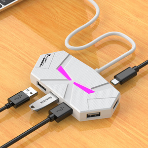 Hub <span class=keywords><strong>USB</strong></span> Multipuerto de 4 y 7 <span class=keywords><strong>Puertos</strong></span>, 1.2M, para Laptop, <span class=keywords><strong>PC</strong></span>, Xbox, Divisor de Gamepad, Extensor, Práctico para Juegos de <span class=keywords><strong>PC</strong></span> y Consola - Product Image 1