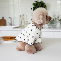Sweat-shirt moderne pour chien à deux pattes, vêtements de sport automne-hiver, design coloré et frais avec cœur d'amour, en polyester