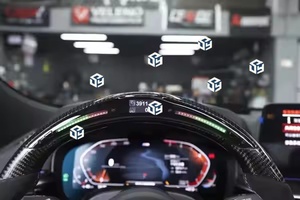 พวงมาลัยสปอร์ตออกแบบได้ตามต้องการสำหรับโฟล์คสวาเกนกอล์ฟ7 VW POLO Golf R 6 7 8 MK6 MK7 B7อุปกรณ์เสริม B8 - Product Image 6