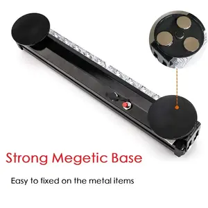 12LED Magnétique Voiture Lumières Stroboscopiques Voyant d'Avertissement Led Stroboscopique Aimant Toit Danger Flash 12V Rechargeable avec <span class=keywords><strong>Batterie</strong></span> 4000mAh - Product Image 4