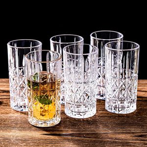 Wholesale Thick Reusable Eco-Friendly Lead Free Crystal Whiskey Scotch <b>Bourbon</b> Rum Gin Water Cocktail <b>Glasses</b> Break Resistant - Product Image 4