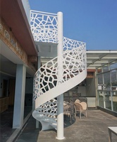 Escaliers et escaliers rotatifs professionnels personnalisés en acier inoxydable 304/316 pour l'extérieur, pour appartements et cuisines, installation DIY