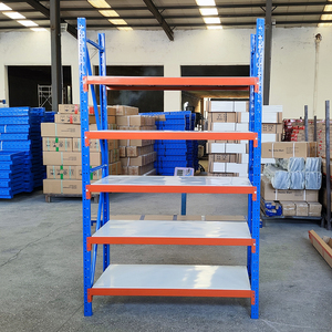 <b>Universal</b> Easy Assembly Adjustable Metal Storage Shelving Sturdy Rack for Factory Logistics Supermarket Daily Arrangement - Product Image 5