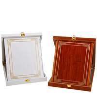 Plaque de récompense en bois creuse imprimée UV, gravée, pliable, vierge, pour décoration de bureau, à prix abordable