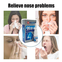 Spray nasal naturel chinois 99-Bikang Classe I pour la congestion nasale, la rhinite, la sinusite – Soin nasal apaisant à base de plantes traditionnelles chinoises – Durée de conservation : 2 ans