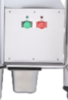 Vente en gros de table de panure de poulet en acier inoxydable KFC table de panure électrique avec tamis machine d'enrobage de farine de poulet frit