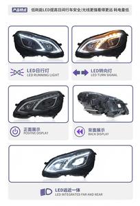 Conjunto de Faros LED para <span class=keywords><strong>Mercedes</strong></span> Benz Clase E W212 2010-2015, Actualización al Estilo W213, Lente de Proyector DRL, Señal de Giro Dinámica - Product Image 5