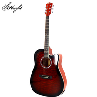 2023 gros HT-G41 guitare acoustique basse bois pour débutants 41 pouces Guitarra personnalisable