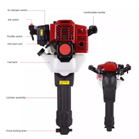 Máquina de Perforación Manual a Gasolina para Plantar Árboles, Resistente, para Granja, Perforadora de Hoyos