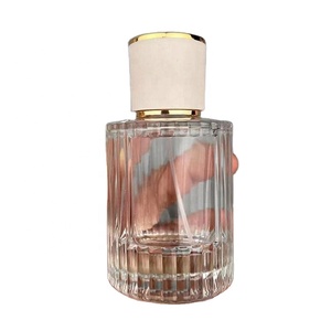 Luxury 50ml Custom Empty <b>Perfume</b> <b>Bottles</b> Round Refillable Glass <b>Perfume</b> <b>Bottle</b> With Pump - Product Image 1