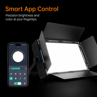 KAZHI Bi-100W Panneau lumineux LED pour photographie et vidéo, éclairage de studio, intensité réglable, pour diffusion en direct, maquillage et équipement photographique
