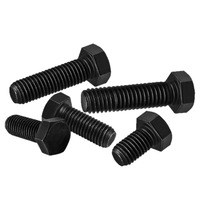 Perno Hexagonal Externo de Acero al Carbono de Alta Resistencia Grado 12.9 M14 M16 con Acabado Ennegrecido/Fosfatado