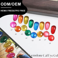 HEMA-freier UV-Gel-Nagellack in Rubinrot, Taubenblutrot, Edelstein-Transparenz, Private Label Großhandel