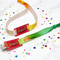 Bracelets RFID personnalisés pour événements festifs - Tissu tissé écologique avec logo personnalisé, technologie NFC EV1 4k 125k, cadeau promotionnel