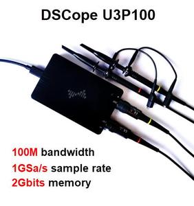 ออสซิลโลสโคป DSCope U3P100 1G Sa/s แบนด์วิดท์ 100MHz แบบ USB พร้อมอัตราการสุ่มตัวอย่างคู่ DSCope U3P100 ออสซิลโลสโคป - Product Image 4