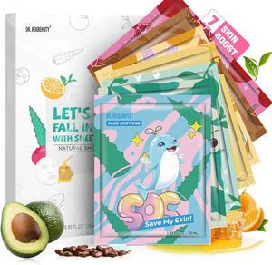 Masque facial en feuille hydratant et liftant, soin complet du visage aux fruits naturels biologiques, fabrication OEM Chine, personnalisable - Product Image 2