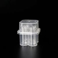 InjexMed – Boîte de rangement rectangulaire stérile en PET de 3 ml pour vaccins, support en plastique pour petits flacons, personnalisable, en matériaux recyclés, avec gaufrage – Vente en gros