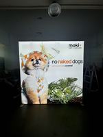 Matériel modulaire portable pour stand d'exposition, toile en sublimation thermique, structure en aluminium, pour événements.