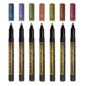 Set M15 di 10 Pennarelli Colorati 2mm in Metallo con Inchiostro ad Acquerello, Pennarelli Artistici di Sicurezza per Disegno, Forniture per Ufficio e Cancelleria - Product Image 1