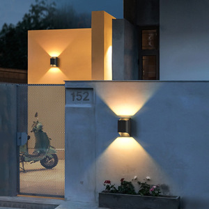 Lampe murale extérieure étanche, luminaire moderne pour jardin, villa, cour, extérieur - Product Image 2