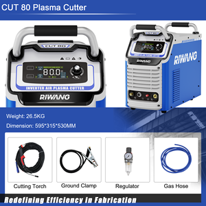 Torche de découpe <span class=keywords><strong>plasma</strong></span> CNC IGBT Riwang CUT80 avec garantie d'un an pour la découpe industrielle de l'acier, de l'aluminium, de l'acier inoxydable et du cuivre - Product Image 4