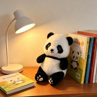 Peluche Panda Personnalisée OEM/ODM avec Logo Personnalisé, Jouet en Peluche Panda Cartoon, Animal en Peluche Panda